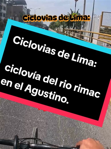 ¿Ya conocían esta joya en El Agustino? 🏞️ Me mandé a explorar la ciclovía al costado del Río Rímac y la experiencia es otra cosa. El camino está libre para darle con todo a los pedales y la vista al río le da ese toque especial que no encuentras en plena ciudad. ¡Tienen que venir a conocerla! ​#CiclismoUrbano #ElAgustino #RutaRímac #LimaEnBici #Bicicleta