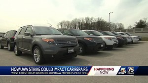 Local repair shop says UAW strike most likely to delay repairs for newer vehicles