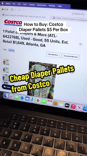 How to Buy Cheap Diaper Pallets from Costco