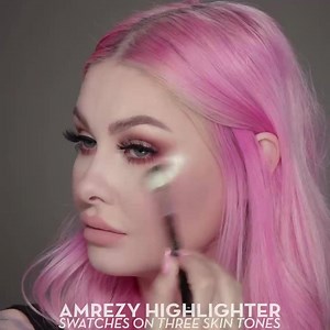 19K views · 329 reactions | Swipe left to see the Amrezy Highlighter on three skin tones This highlighter launches on our website February 14th MUA’s in order of slide @alyssamarieartistry #abhxamrezy | Anastasia Beverly Hills | Facebook