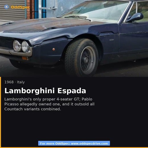 Lamborghini Espada — The Forgotten Car You Need to Know About