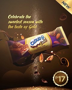 5.2K reactions · 120 shares | The perfect sweets for your sweetie this Valentines Day, new Cloud 9 Gold Almond Fudge! Indulgent and nutty with a rewarding gold taste. Available in supermarkets and convenience stores near you at P17 SRP. | Cloud9 Philippines | Facebook