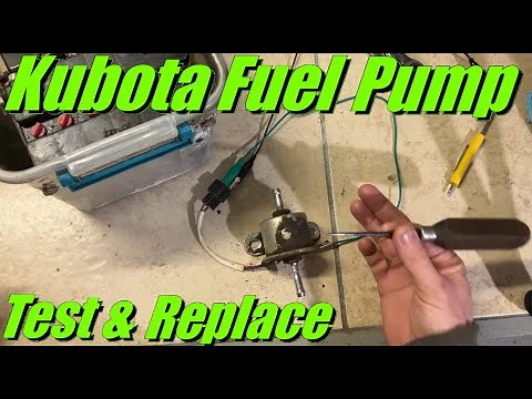 [Kubota Diesel] No Start & Miss Fix: Fuel Lift Pump Tractors Excavators & Lawn Mowers