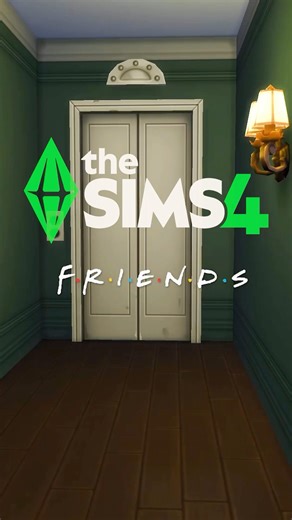 I built Monica’s apartment from Friends in Sims 4. #sims4 #simsbuild #simsbuilder #nocc