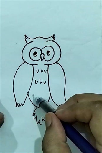 How to draw an owl #easydrawingideas