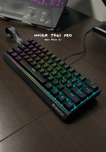 Maiga TK61 Pro - Bàn phím cơ Bluetooth nâng cấp TK61