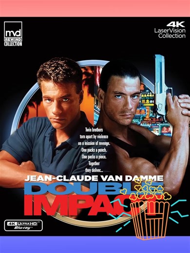 🥋💥 Double Impact — 4K UHD Announcement! 📀 Releasing 02/17/26 from MVD Entertainment! Jean-Claude Van Damme pulls double duty in this action-packed classic. Separated as children after their parents are murdered, twin brothers reunite 25 years later to unleash vengeance and settle the score. High kicks, big explosions, and pure ’90s action arrive on 4K Ultra HD. 🔴🛒 Buy 4K UHD Here: https://amzn.to/49wxaAe #affiliate #DoubleImpact #4KUHD #MVDEntertainment #JCVD #ActionMovies #PhysicalMedia #M
