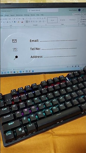 Email Telephone and Address Symbol Shortcut Key | #shorts #computer #asmr #symbolcode