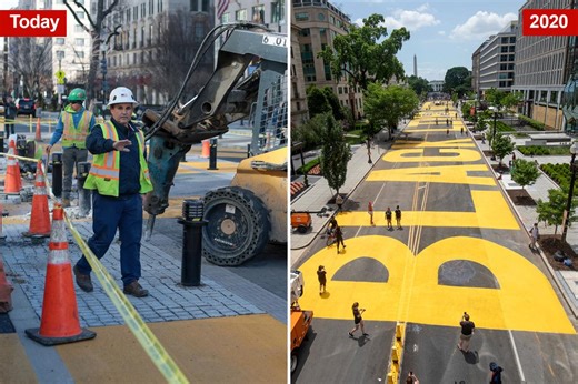 BLM Plaza in DC dismantled after 5 years as bill threatens to withhold city’s funding