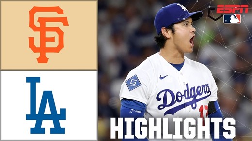 SHOHEI SHUTOUT 🔥 San Francisco Giants vs. Los Angeles Dodgers | Full Game Highlights | ESPN MLB