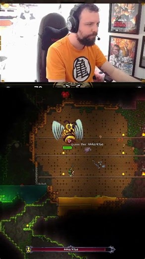 2nd attempt at Queen Bee - Part 1 - Hardcore Terraria #terraria