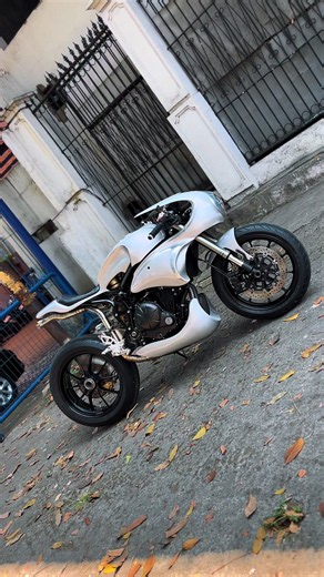 Kawasaki ER6 Custom Fullpaper at AMS GARAGE