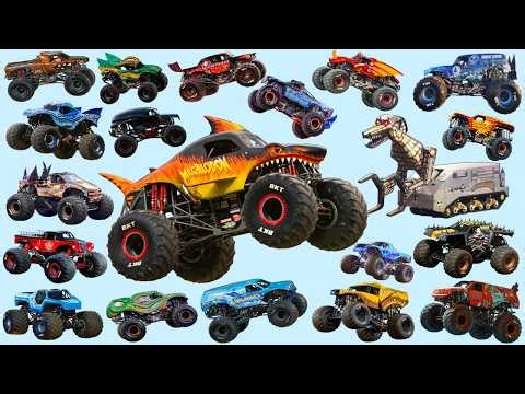 Super Exciting MONSTER TRUCK SHOW | Grave Digger, Megalodon, Bigfoot, Max D, Avenger, Megasaurus