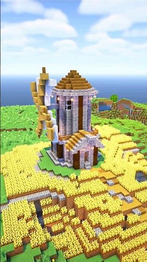 Ultimate Minecraft Windmill To Build In Just 5 minutes!!!
