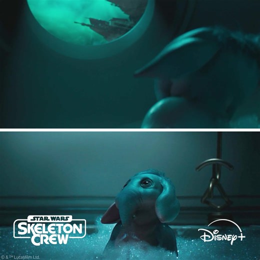 33K views · 1.6K reactions | Bath time suddenly doesn't feel so relaxing! All episodes of Skeleton Crew are now streaming on Disney+. | Star Wars | Facebook