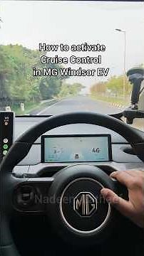 How to activate Cruise Control in MG Windsor EV | #mgwindsorev #cruisecontrol #mgwindsorpro