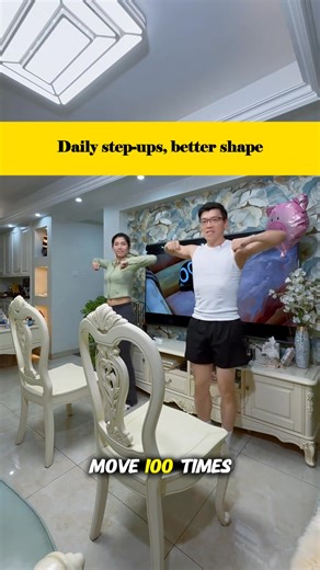 These step-up variations help flatten the belly, tone the arms, keep facial skin firm, and lift the chest when practiced daily. Do 100 reps of each move to see visible body shaping. Which area do you want to improve most? Comment one word below 👇 #stepupworkout #flatbelly #armtoning #dailyexercise #taichishare | Taichi Share