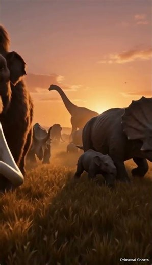 Sunset Migration of Giants 🦣🦖 | Primeval Shorts