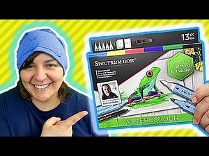 Testing a NEW Spectrum Noir Watercolor Kit