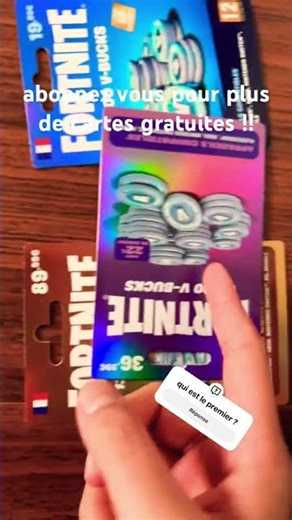 carte vbucks fortnite free code