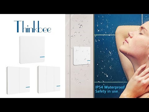 How to Install Thinkbee Wireless Lights Switch Kit (Frameless Style)?