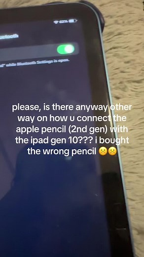 Connecting Apple Pencil 2 with iPad 10th Generation