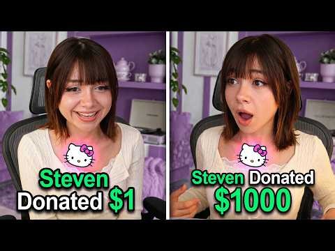 Donating $1, Then $1000 if They Are Grateful
