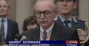 New South African Flag Raising Ceremony