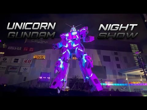FULL TRANSFORMATION 2022 THE LIFE-SIZED UNICORN GUNDAM AT ODAIBA TOKYO JAPAN