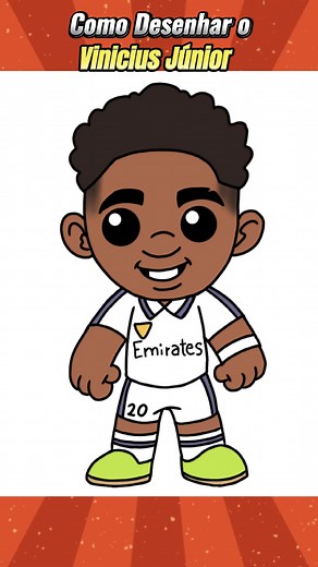 Como Desenhar Vinicius Júnior: Tutorial Fácil