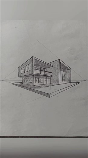 futuristic house drawing. Subscribe🙏#drawing #art #perspectivedrawing