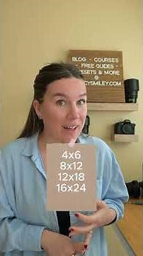 Aspect Ratio controls your print size #photographyclass #lightroomediting #photographytips