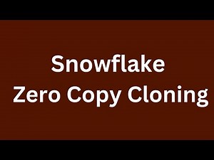 Snowflake Zero Copy Cloning || Does it Occupy Storage || Storage and Compute Cost in Snowflake