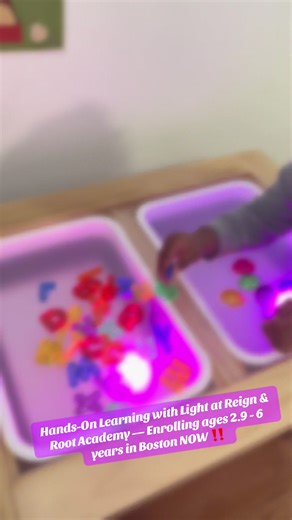 ✨ Hands-on, minds-on learning at Reign & Root Academy! Today, my little one explored transparent shells on our new light table from @MEKA Sensory Play — it was pure magic! 💡💛 At Reign & Root, we believe in creating learning environments where sensory play meets creativity. This light table transforms everyday moments into engaging, open-ended learning experiences that support focus, creativity, and fine motor skills. 🌿 Stay tuned for more sneak peeks inside our micro-school! #ReignAndRootAcad