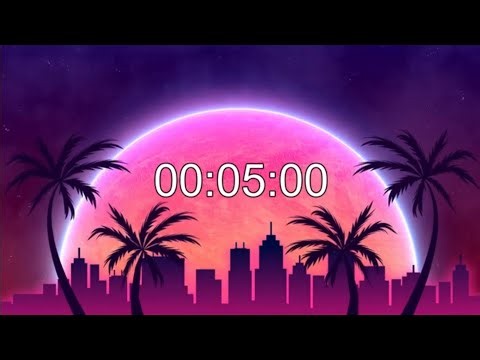 5 Minute Timer (No Music) + Loud Alarm | The Ultimate 80s Aesthetic & Nostalgia