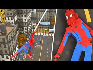 SPOODER-MAN: Realistic Swings & Fails - Ragdoll Physics | Teardown
