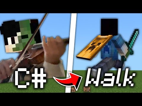 I made my VIOLIN Control Minecraft...