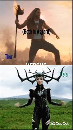 Thor vs Hela (Both in Asgard)#maleficentedit