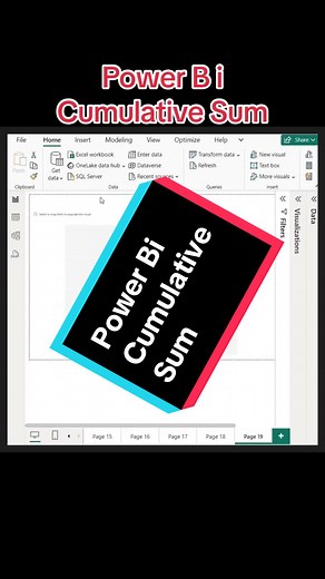 Power Bi Cumulative Sum: Excel Tips & Data Analysis | LearnOnTikTok