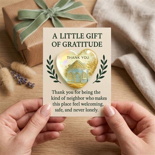 Neighbor Greeting Card, Thank You Neighbor Gift, Neighbor Appreciation Card, Small Gratitude Gift for Neighbor - Etsy