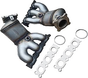 Excel Exhaust Catalytic Converters - Direct Fit Catalytic Converter Replacement/Compatible for Land Rover LR2 2008 2009 2010 2011 2012, 3.2L - EPA Compliant