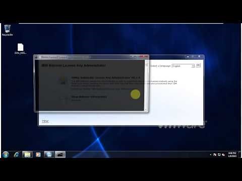 Installing IBM License Key Server on Windows