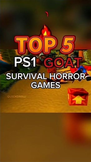 TOP 5 - PS1 GOAT: HORROR SURVIVAL GAMES #shorts #viralshorts