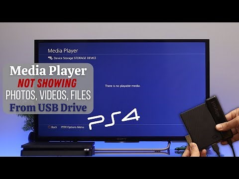 PS4: How to Fix Media Player Not Showing Files From USB Drive!