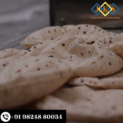 Watch this incredible Automatic Roti - Chapati Making Machine in action! 😲🌟