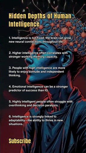 Hidden Depths of Human Intelligence | Mind Power, & Brain Secrets #shorts