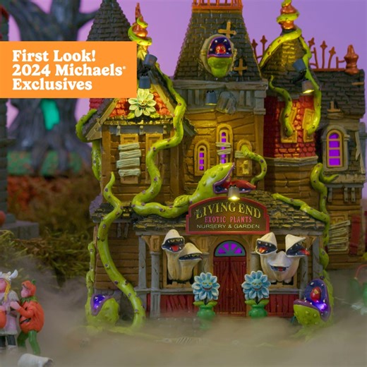 161 reactions · 19 shares | Coming soon!  Get a sneak peek at the Spooky Town exclusives coming to a village (and Michaels) near you. | Michaels Stores | Facebook