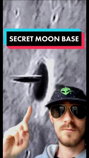 moon base entrance? #alien #ufo #conspiracy #ufotiktok #nasa #moon #darksideofthemoon #moonbase #conspiracytheory #conspiracytiktok
