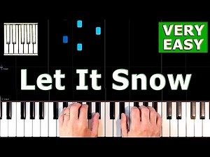 Let It Snow - BEGINNER Piano Tutorial