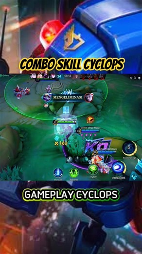 Combo skill cyclops #mobilelegends #mlbb